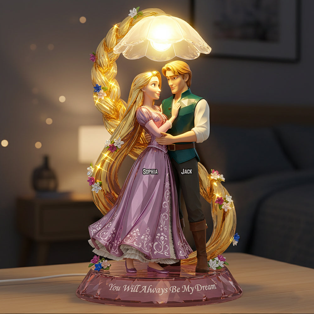 Fairy Tale Acrylic Light Box - Personalized Gifts For Couples 02natn271125-Homacus