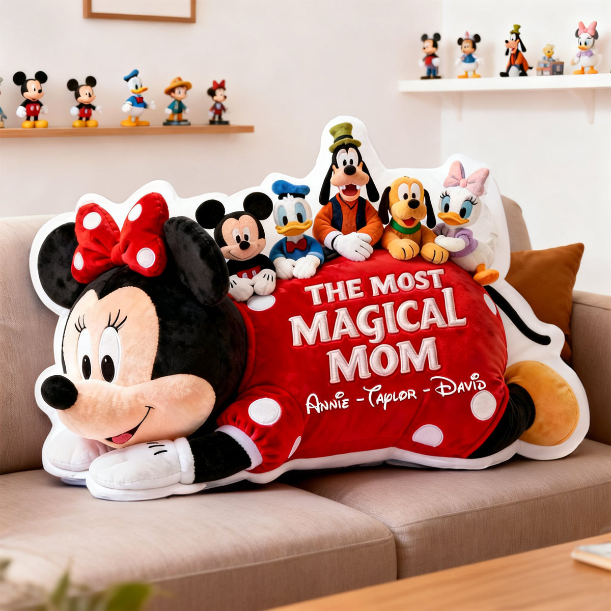 Most Magical Mom Shaped Pillow - Personalized Gift For Mom 01KILU050226-Homacus