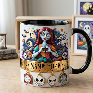Spooky Mom and Kids Coffee Mug - Personalized Gifts For Mother 02palu030426-Homacus