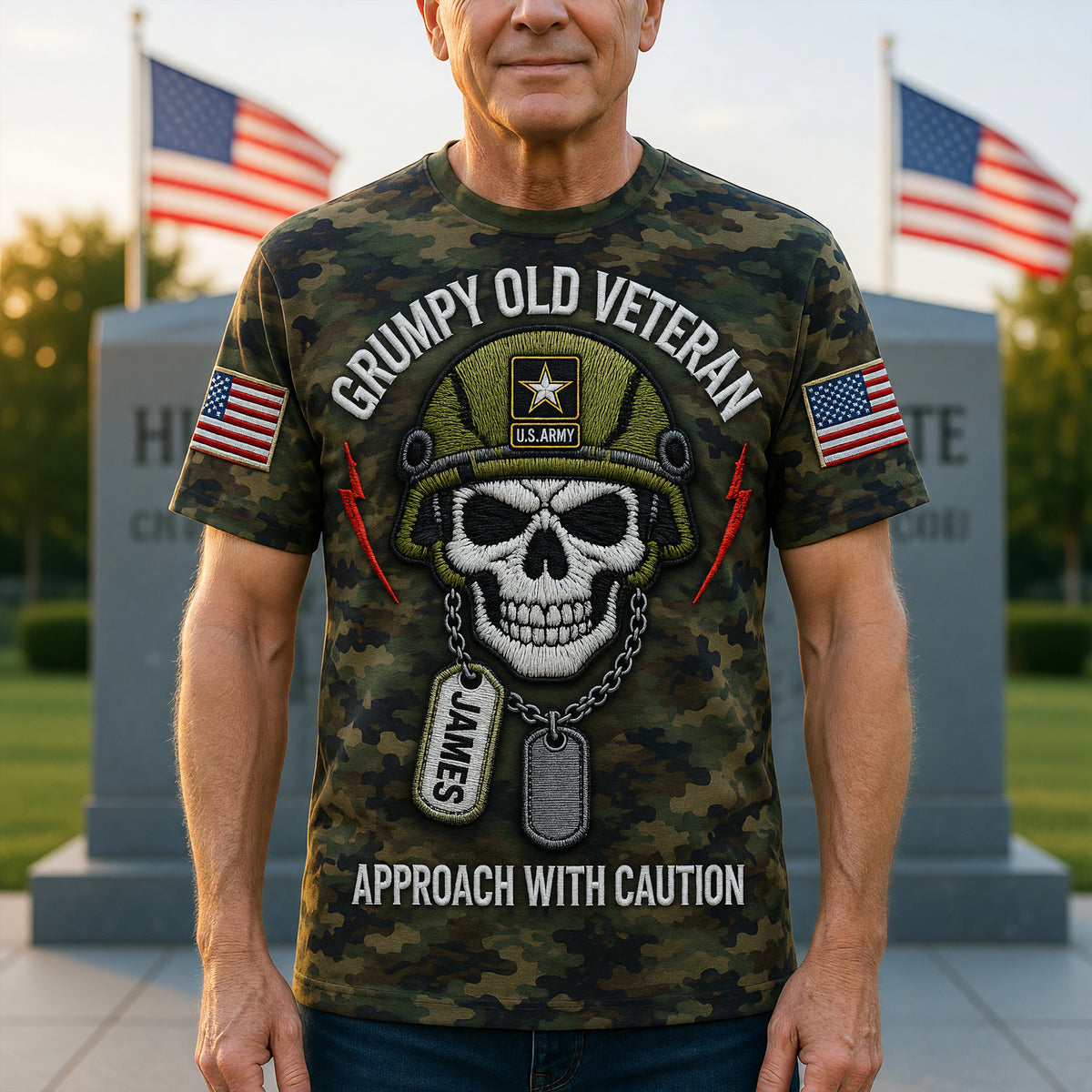 Grumpy Old Veteran Shirt - Personalized Gifts For Veterans 03naqn290526-Homacus