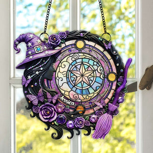 Mystical Witch Suncatcher - Personalized Gifts For Witch Lovers 10TOLU150725-Homacus