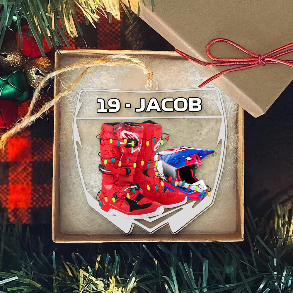 Personalized Gifts For Motocross Lovers Christmas Ornament 01hupu021124-Homacus