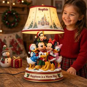 Happiness Is A Warm Hug Acrylic Light Box - Personalized Gifts For Christmas 01natn221026-Homacus