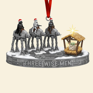 Fun Cosmic Christmas Three Wise Men Ornament - Gifts For Movie Fans 01qhqn101025-Homacus