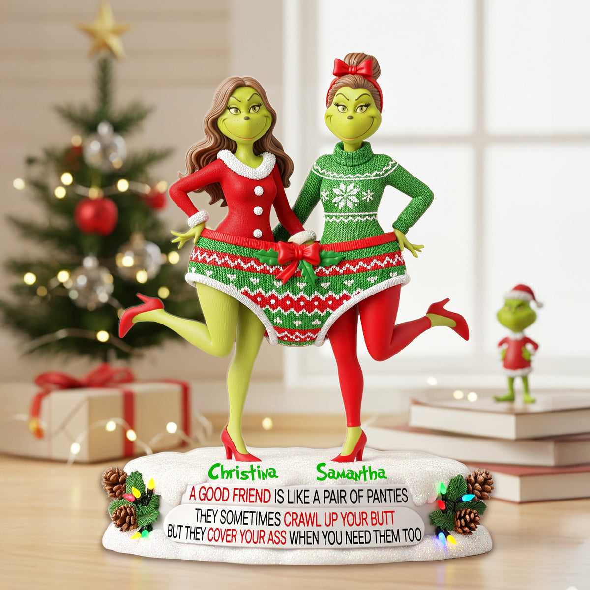 Personalized Gifts For Christmas, Best Friend Acrylic Plaque 02hymg240925-Homacus