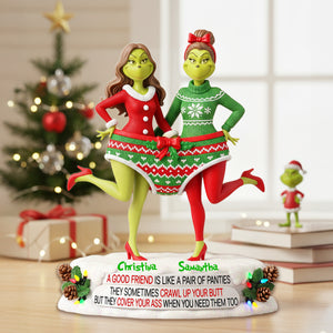 Personalized Gifts For Christmas, Best Friend Acrylic Plaque 02hymg240925-Homacus