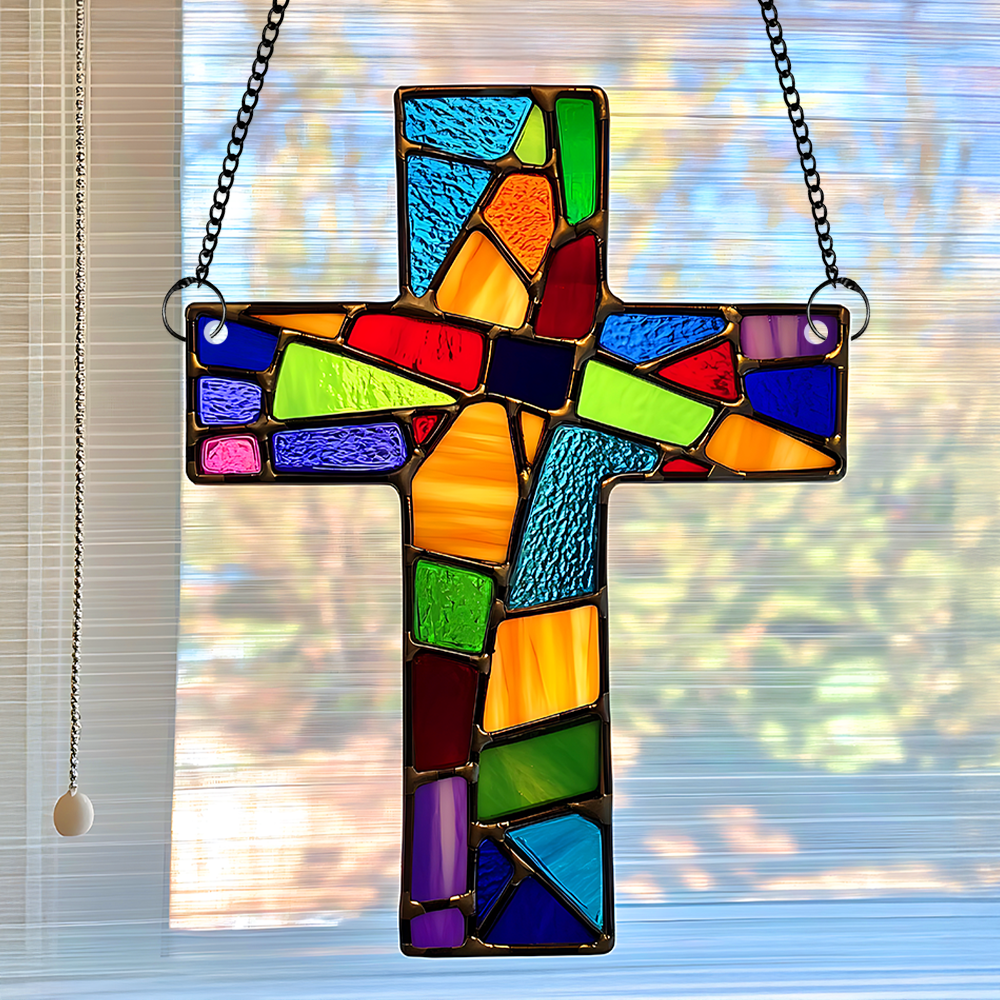 Personalized Gifts For Jesus Lover Suncatcher Ornament 06hupu070325-Homacus