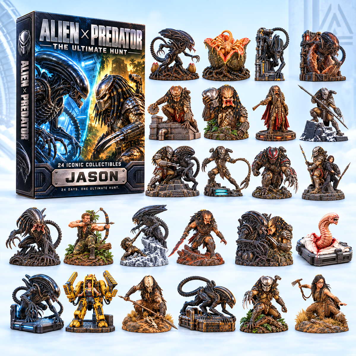 Sci-Fi Creature Advent Calendar Blind Box - Personalized Christmas Gift 04haqn281026-Homacus