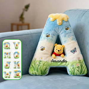 Cute Initial Letter Alphabet Custom Shape Pillow, Personalized Gifts For Kids 03qhmg181125-Homacus