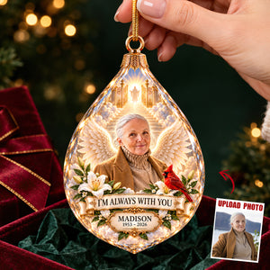 Memorial Heaven Acrylic Ornament - Custom Photo Memorial Gifts 02hadt131026-Homacus