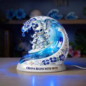 Island Spirit Toile de Jouy Light Box Personalized Gifts For Mom 021PGDH130426-Homacus
