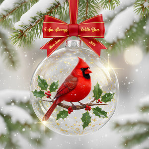 Cardinals From Heaven Christmas Ornament – Personalized Memorial Gifts 02HUDT111025-Homacus
