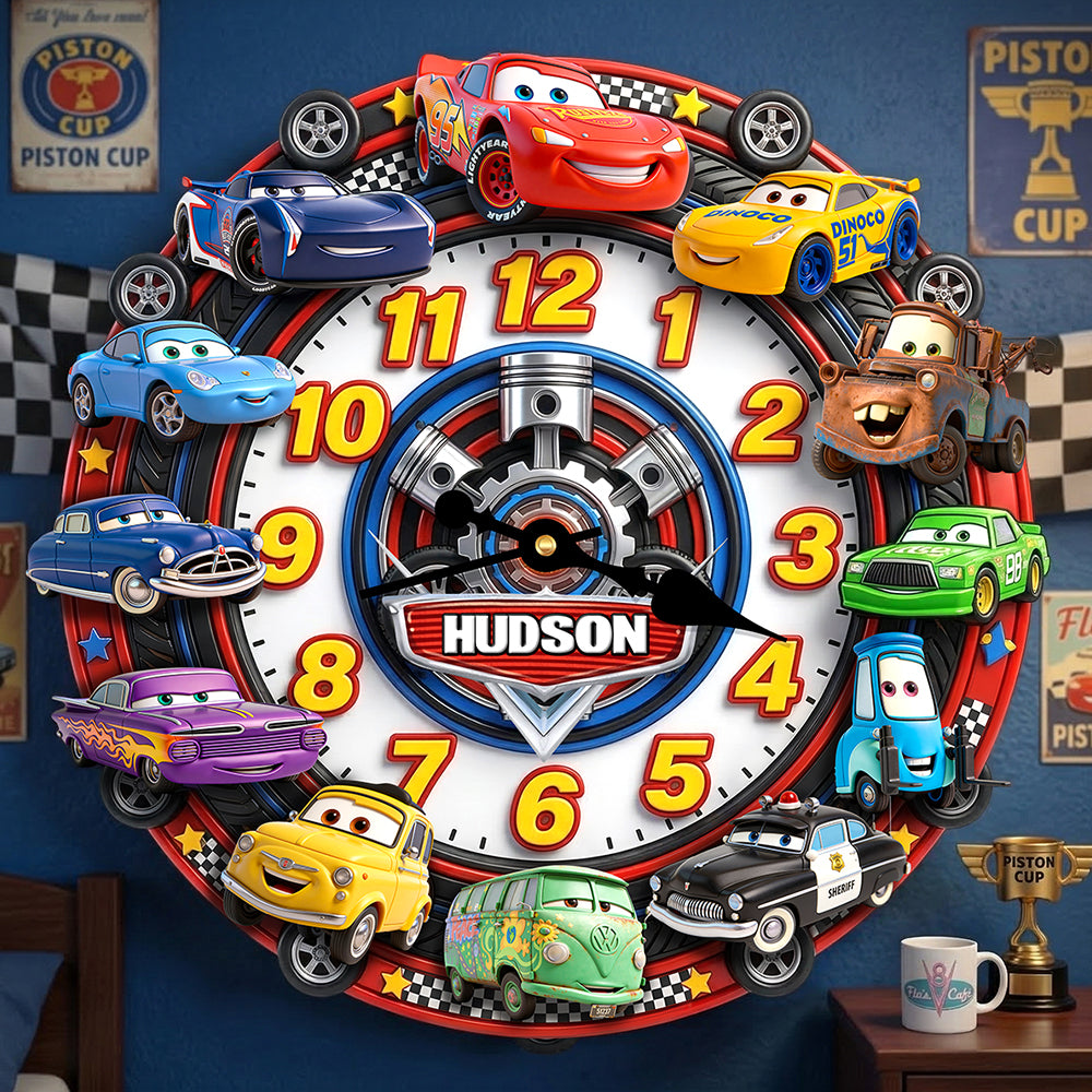 Speed Legends Wall Clock Personalized Gifts For Speed Lovers 01NADT170326-Homacus