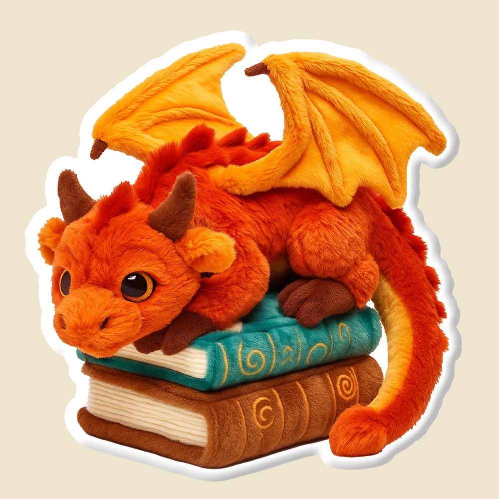 Dragon Book Custom Shaped Pillow Personalized Gifts For Book Lovers 03natn141125-Homacus