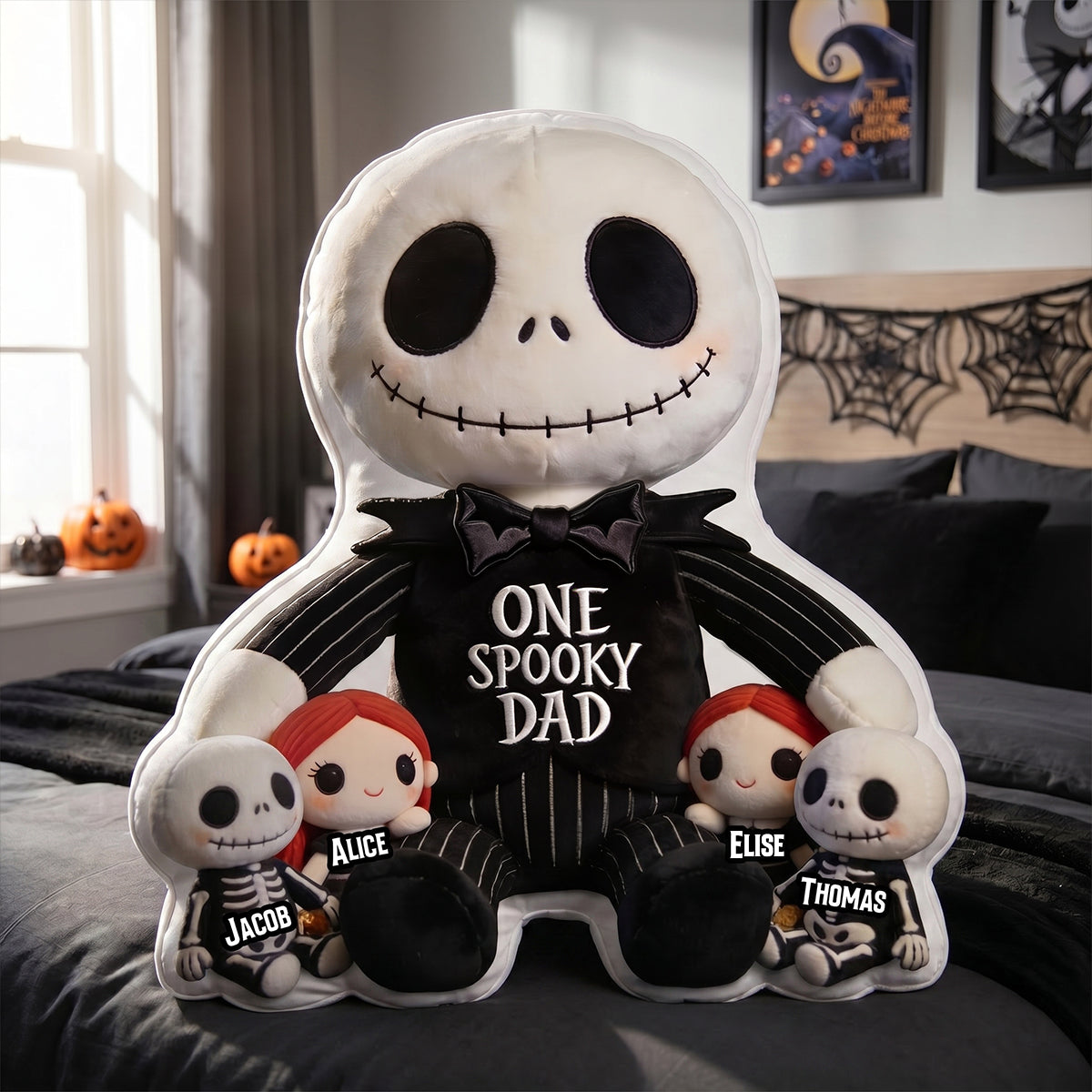 One Spooky Dad Custom Shape Pillow - Personalized Gifts For Dad 02pgdh110526-Homacus