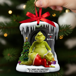 Funny Old Couple Christmas Ornament Personalized Gifts For Couple 01OHDT230925-Homacus