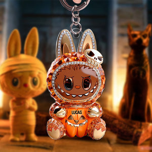 Pumpkin Cute Monster Personalized Gifts For Horror Fans Keychain 01tgtn140825-Homacus