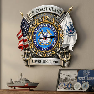Personalized Gifts For Veterans Acrylic Hanging Wall Clock 03HUTN251225-Homacus