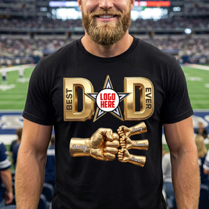 Game Day Dad & Kids Matching Shirt - Personalized Gift For Sporty Dads 04NATN220526-Homacus