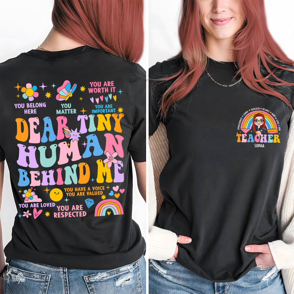 Personalized Gifts For Teacher Shirt 02NADT220624HH Rainbows-Homacus