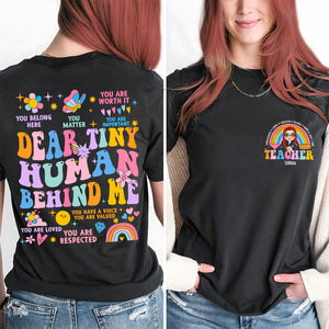 Personalized Gifts For Teacher Shirt 02NADT220624HH Rainbows-Homacus