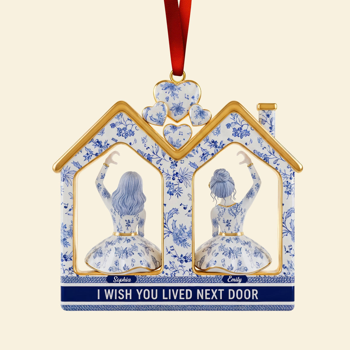 Long-distance Friendship Acrylic Ornament - Personalized Gifts For Bestie 01qhqn301025-Homacus