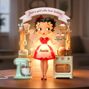 Baking Girl Light Box - Personalized Gifts For Baking Lovers 01palu191225-Homacus