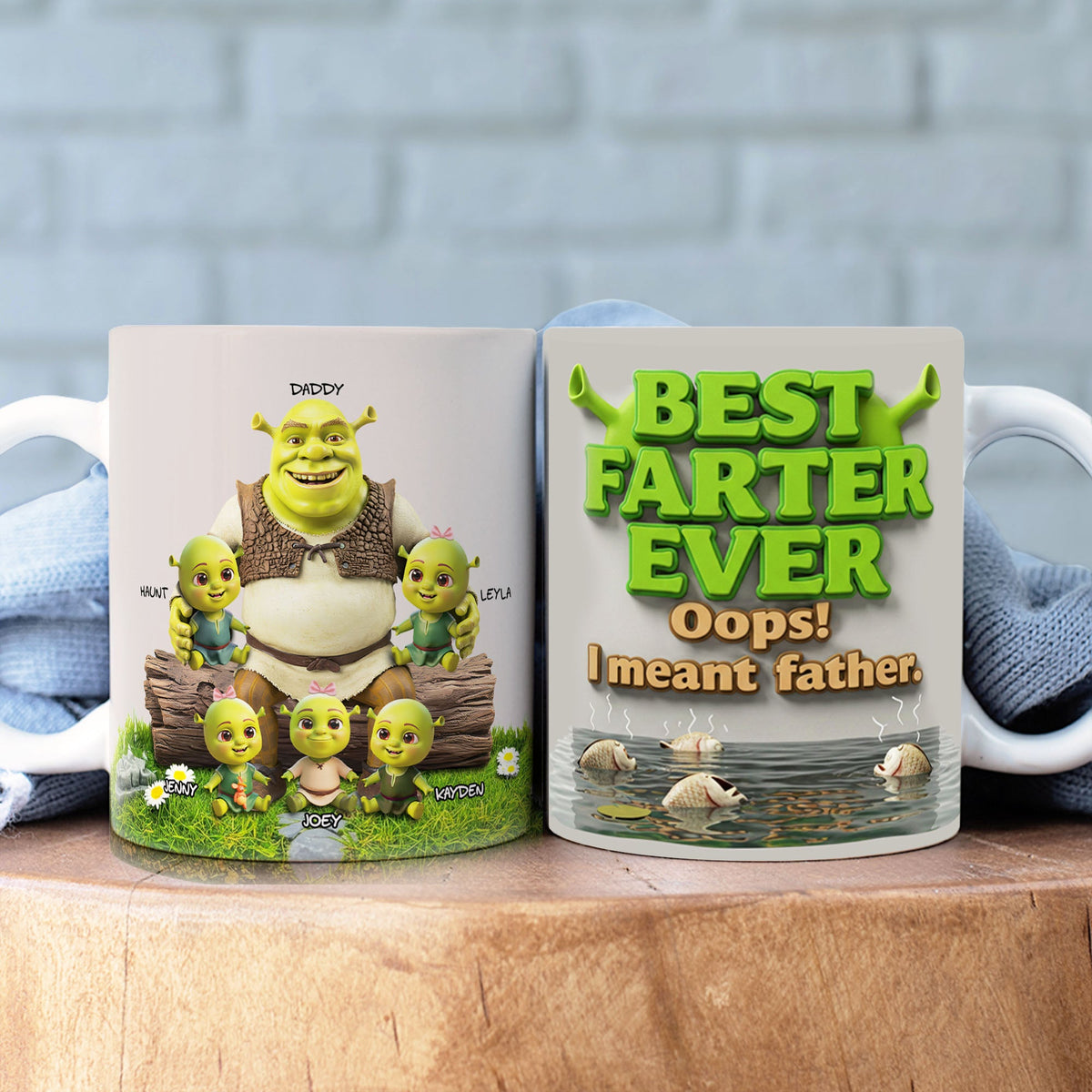 Best Farter Father Ever Coffee Mug - Personalized Gifts For Dad 03QHLU090525-Homacus