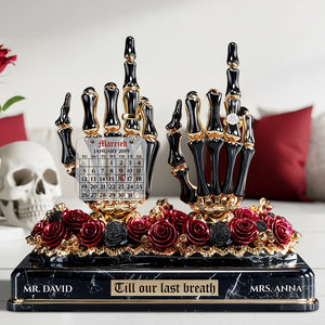 Skeleton Wedding Acrylic Plaque - Personalized Gifts For Couple 02TGDT280625-Homacus