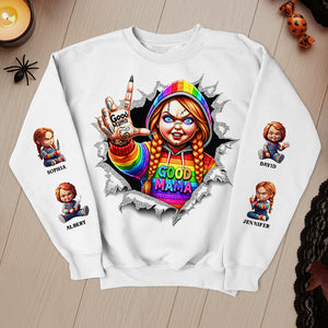 Good MAMA Halloween Shirt Personalized Gifts For Mom 02TGTA280825-Homacus