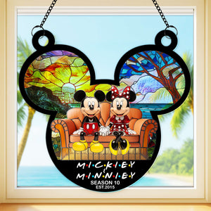 Cheeky Couple Suncatcher - Personalized Anniversary Gifts For Couple 04OHLU140625-Homacus