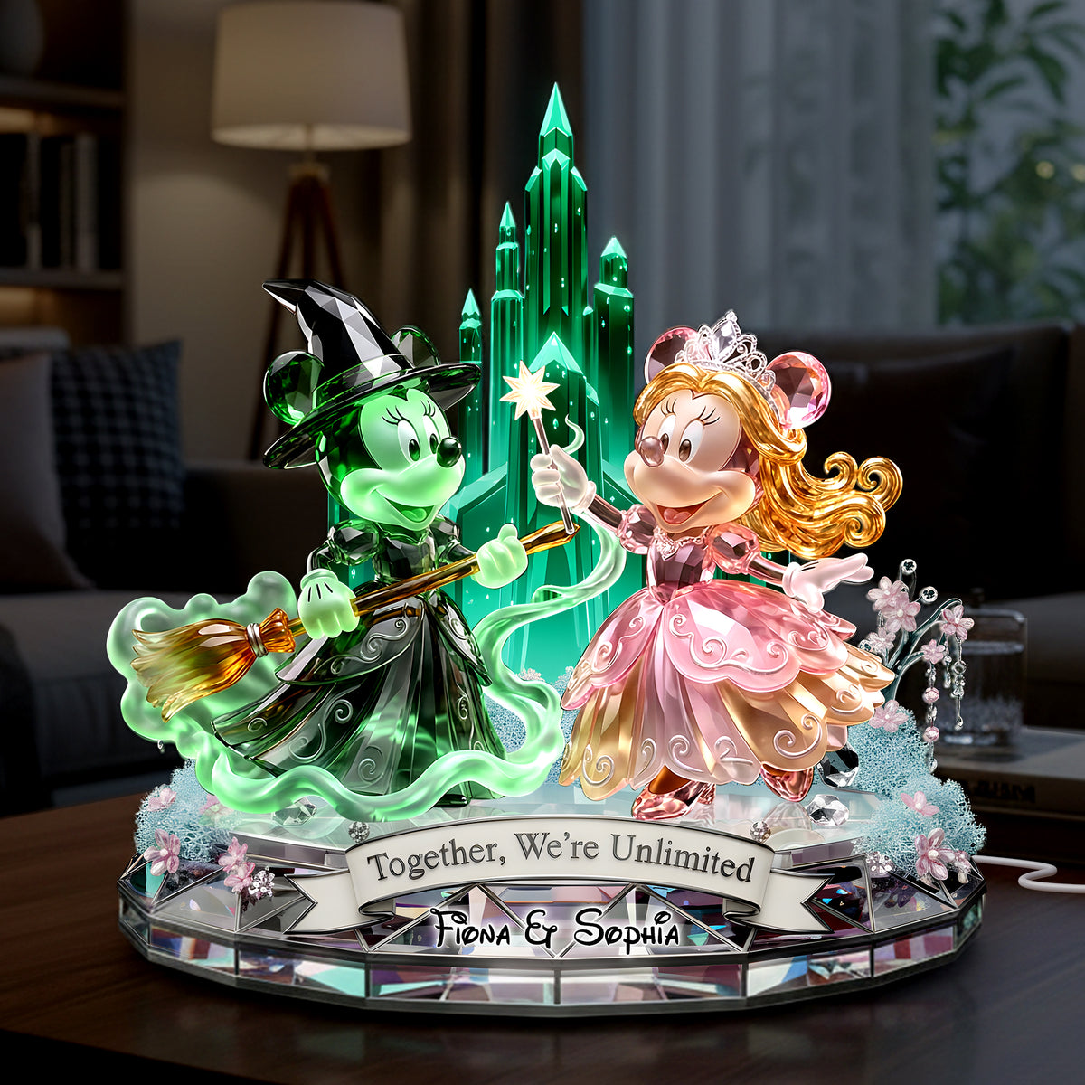 We're Unlimited Friend Acrylic Light Box - Personalized Gift For Friends 04PALU021225-Homacus