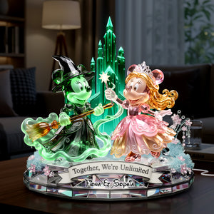 We're Unlimited Friend Acrylic Light Box - Personalized Gift For Friends 04PALU021225-Homacus