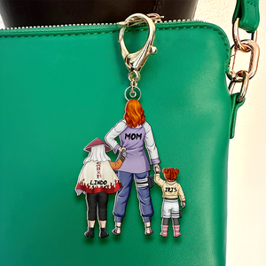 Personalized Gifts For Mom Keychain Mom And Kids 05QHHU220225PA-Homacus