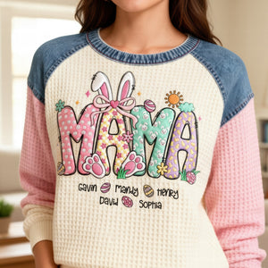 Cute Easter Bunny 3D Sweatshirt - Personalized Gifts For Grandma 01naqn240226-Homacus
