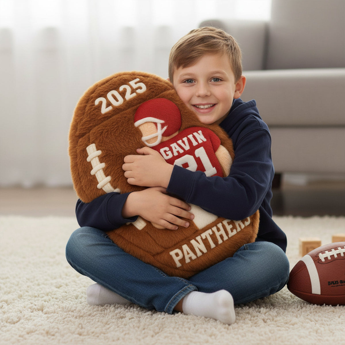 Game Day Energy Shaped Pillow - Personalized Gifts For Kids 06NALU131125-Homacus