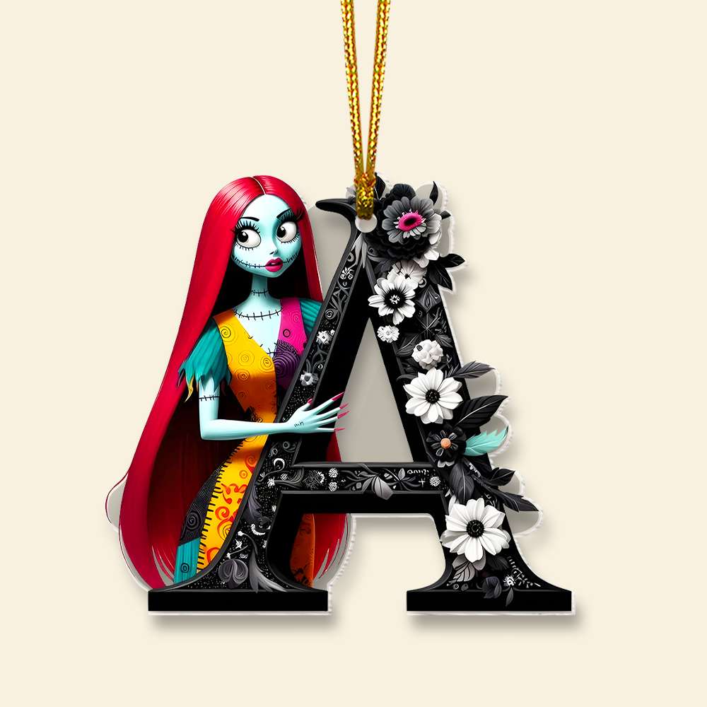 Personalized Gift For Christmas Alphabet Ornament 022KAMH291024-Homacus