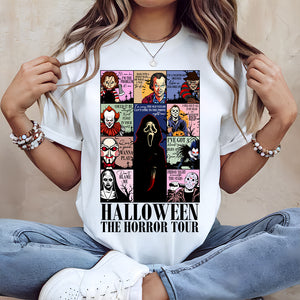 The Horror Tour Shirt - Spooky Gift For Horror Movie Fans 28laxx180725-Homacus