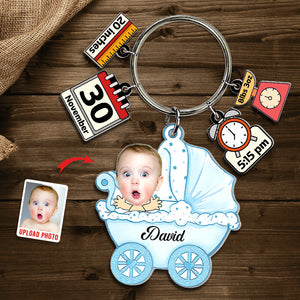 Custom Photo Gifts For Baby Tag Keychain 02XQDT191224-Homacus