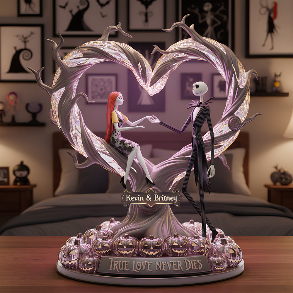 Gothic Couple Light Box Personalized Gifts For Couple 03KIDT251125