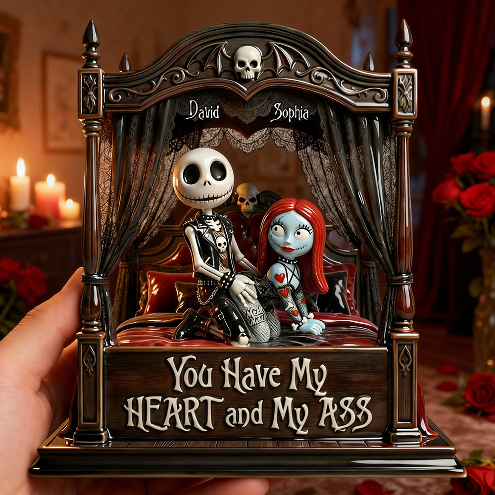 Funny Couple Acrylic Plaque - Personalized Gifts For Couple 05TGDT300126-Homacus