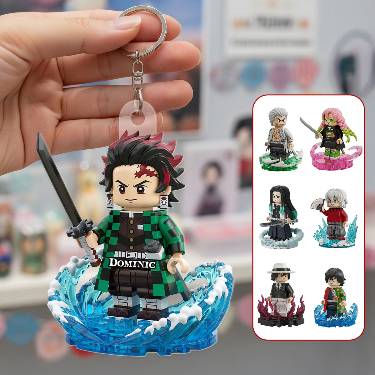 Personalized Gifts For Fans - Darkness Hunter Custom Shape Acrylic Keychain 02pgmg080925-Homacus