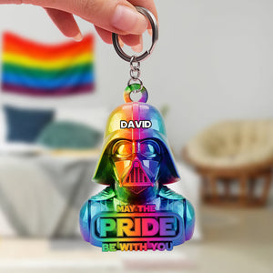 Galaxy LGBT Keychain - Personalized Gifts For LGBT 02natn300525-Homacus