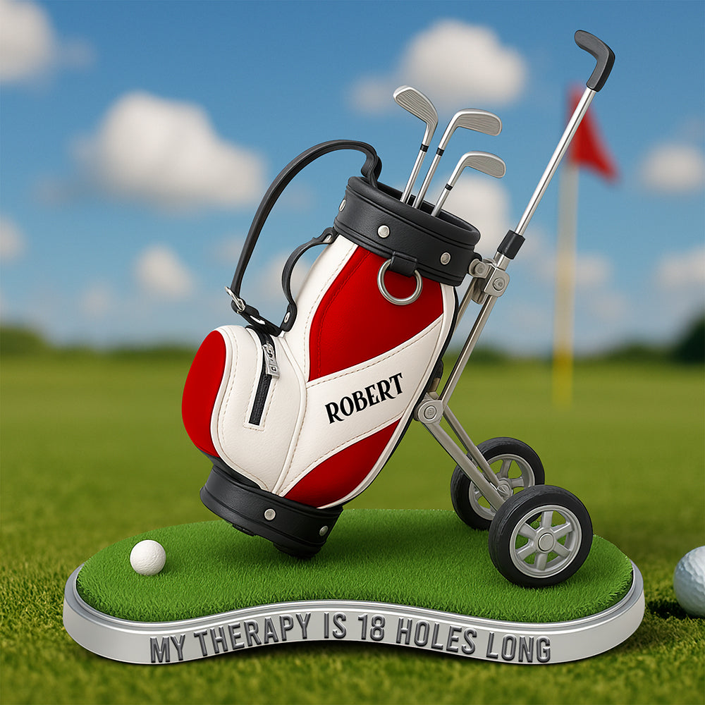 Golf Therapy Acrylic Plaque - Personalized Gifts For Golf Lovers 01ohqn260625-Homacus