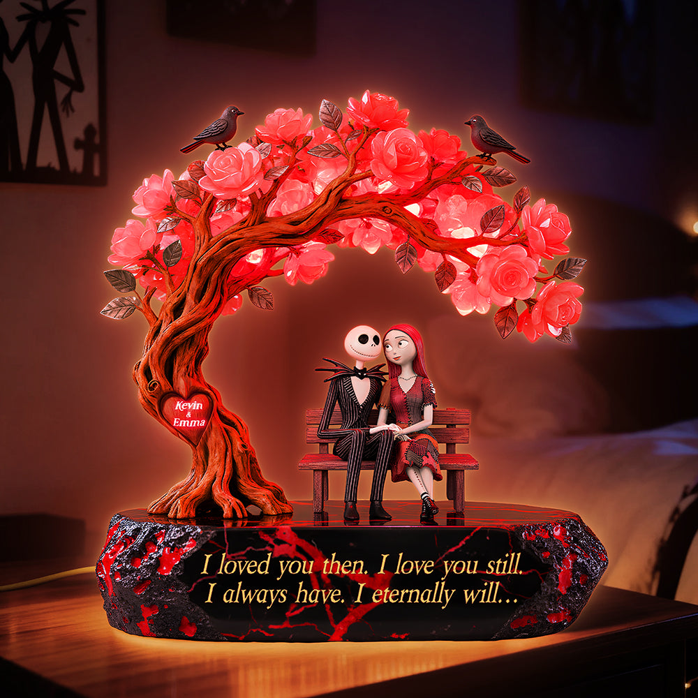 Spooky Couple Acrylic Light Box - Personalized Gifts For Couple 03kita201225-Homacus