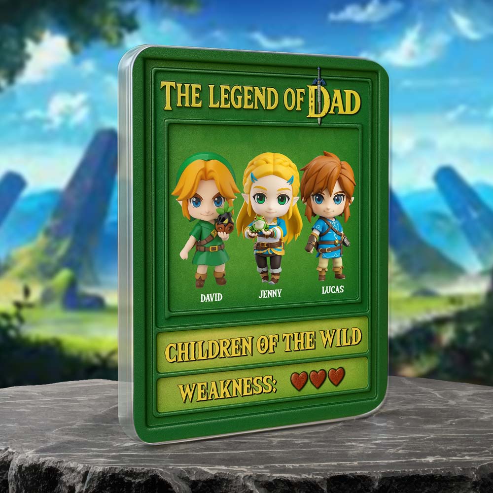 Gaming Legend Plaque Personalized Gifts For Dad 01natn100525-Homacus