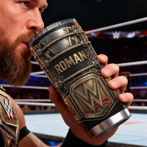 Wrestling Champion 20oz Tumbler - Personalized Gift 02PALU240226-Homacus