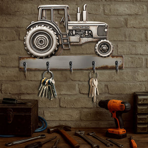 Tractor Key Hanger - Personalized Gifts For Tractor Lovers 05tglu260625-Homacus