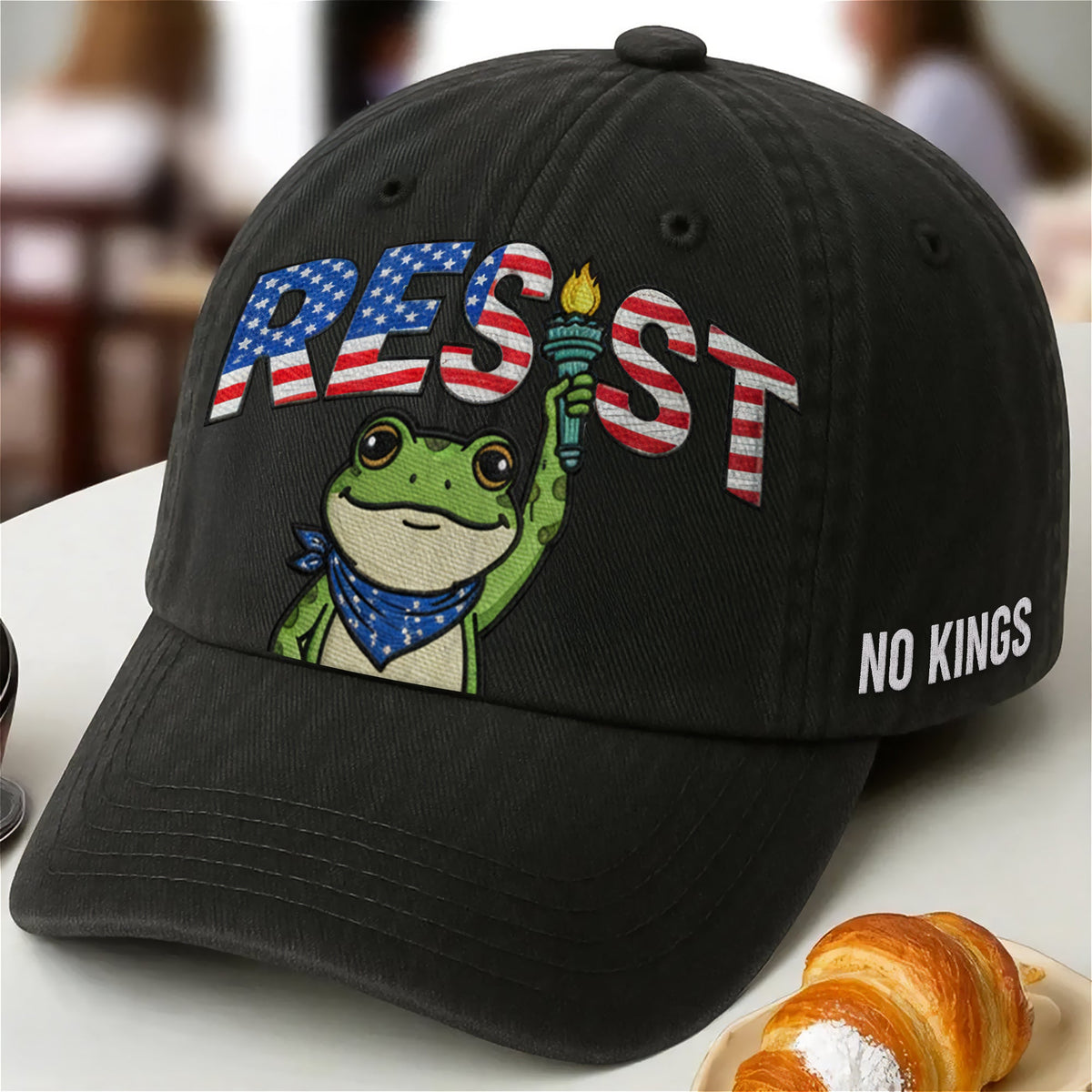 Resist Frog Wash Cap – Stand for Liberty, No Kings 04paqn281025-Homacus