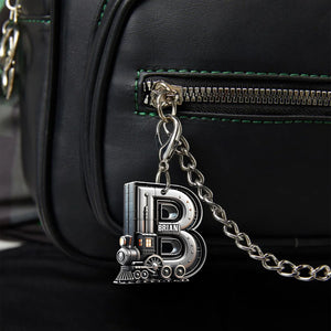 Custom Alphabet Letter Gifts For Train Lovers Keychain 04xqtn060225-Homacus